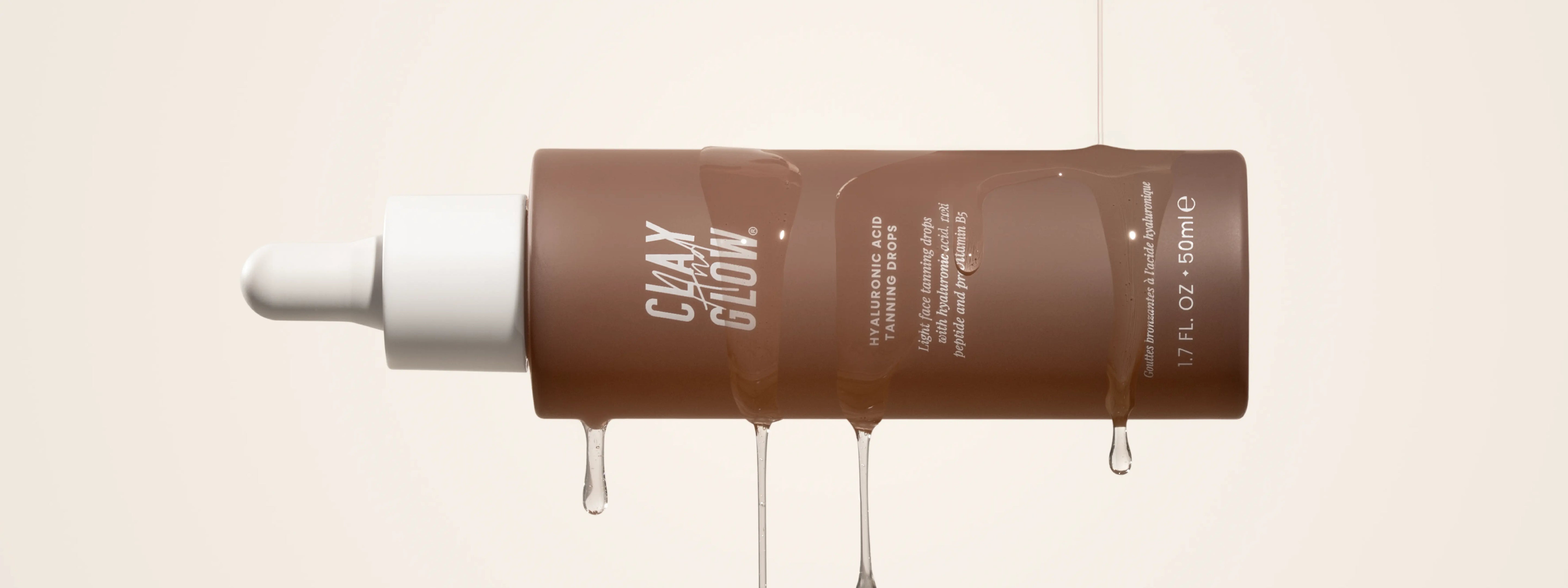 Bronze up, stay hydrated! Introducing our hyaluronic acid tanning drops