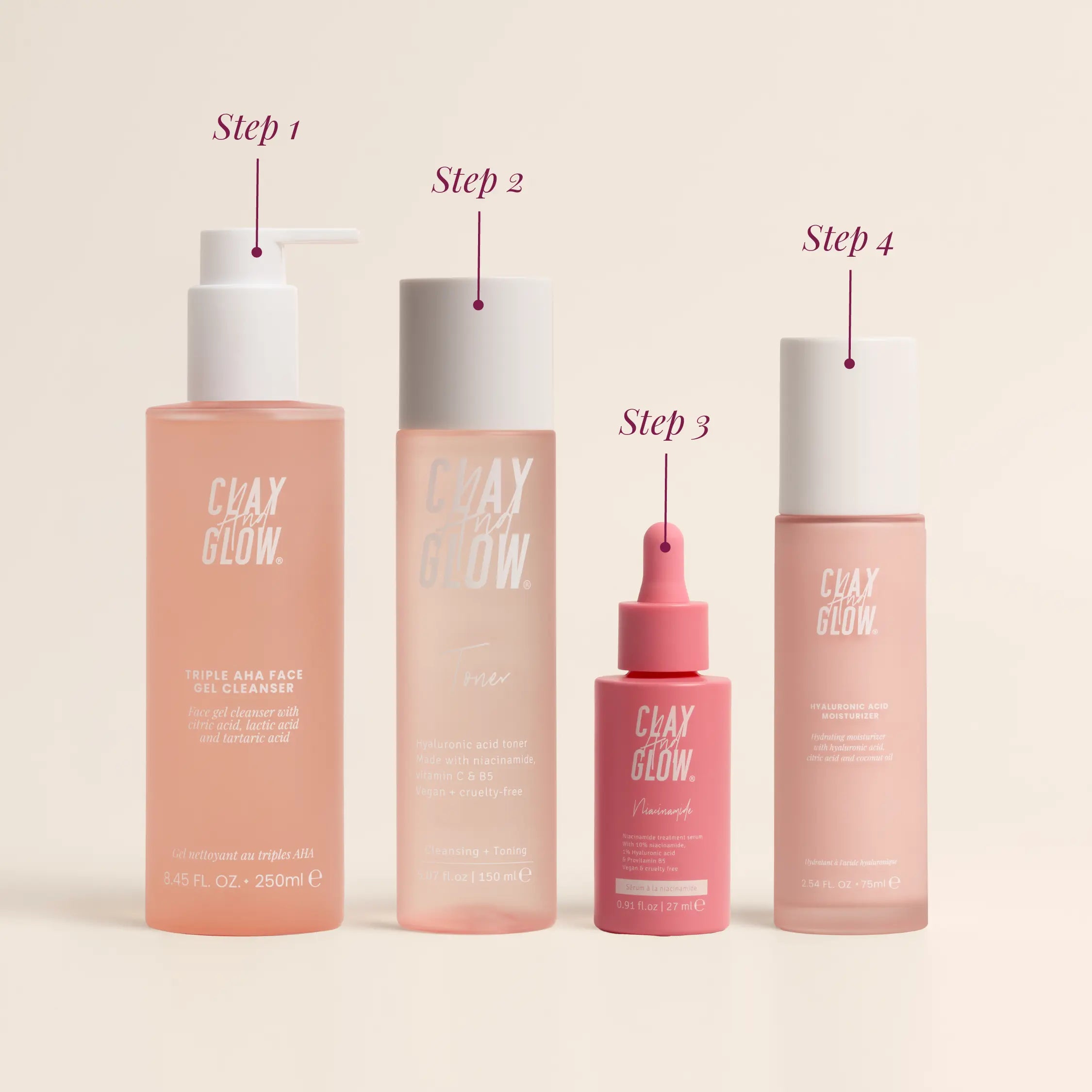 Combination skin set